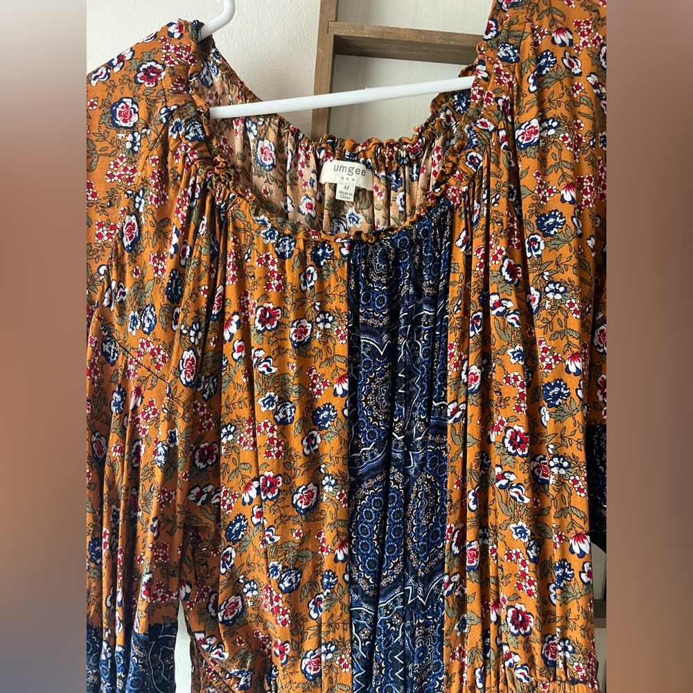 Umgee Patterned Romper - Picture 6 of 6
